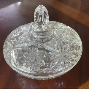 Crystal Vintage Candy Dish Excellent Condition